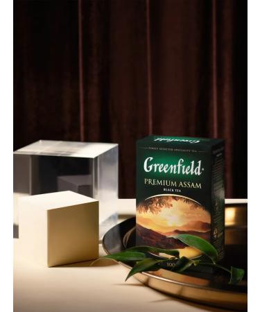 Greenfield Black tea Premium Assam sheet 100 g - Buy Online on GoSupps.com