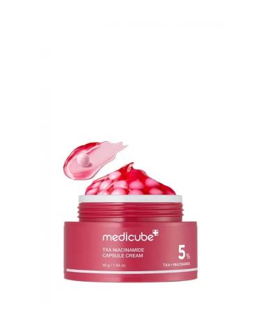 Medicube TXA Niacinamide Capsule Cream a brightening capsule cream with 5% niacinamide.