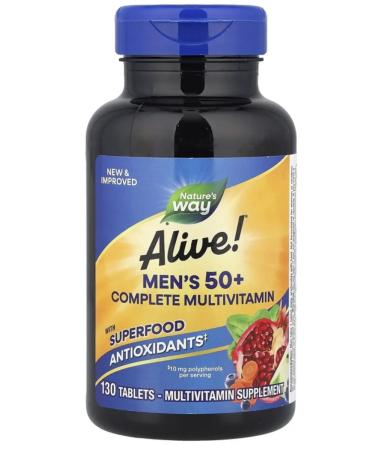 Nature's Way Alive! Nature's Way Multivitamins for men 50+ 130 tablets