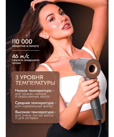OKLISH beauty Professional powerful hair dryer with ionization - Buy Online on GoSupps.com