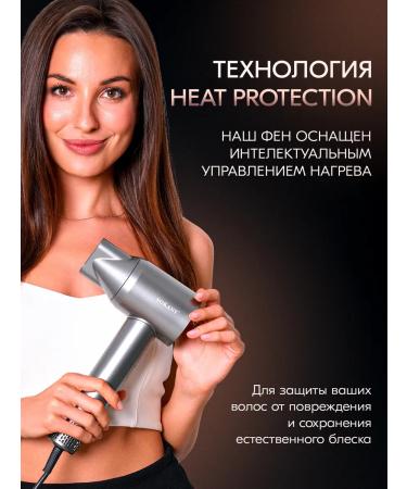 OKLISH beauty Professional powerful hair dryer with ionization - Buy Online on GoSupps.com