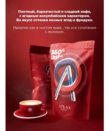 Atlas Coffee Ground coffee for espresso Colombia Arabica 250 gr - Buy Online on GoSupps.com