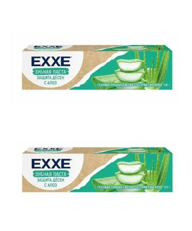 Exxe Toothpaste protection gums from aloe 2 pcs 100 g.