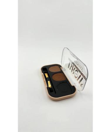 Mani Palette of eyebrow shadows with a brush 3 shade tone4 - Buy Online on GoSupps.com