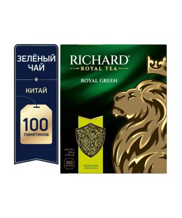 Richard Green tea Royal Green 100 bags - Buy Online on GoSupps.com