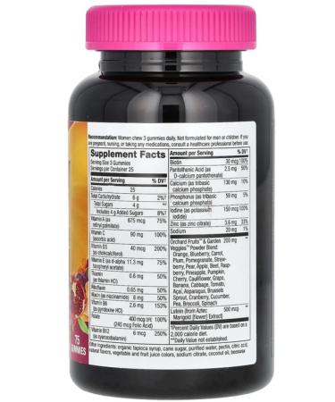Nature's Way Alive! Nature's Way chewing vitamins for women 50+ 75 marm - Buy Online on GoSupps.com