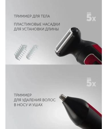 Stylish trimmer for haircuts and care