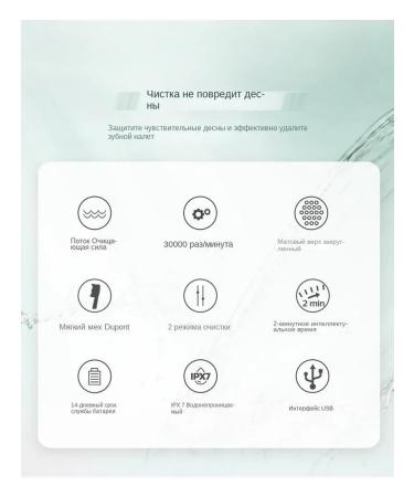 Electric power engine HX2421 Green Ultrasound - Buy Online on GoSupps.com