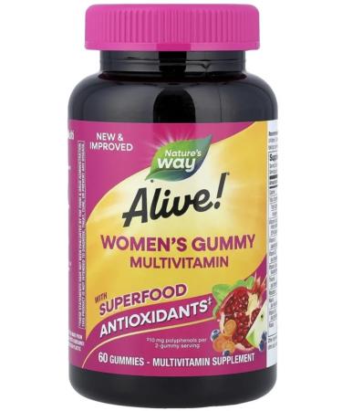 Nature's Way Alive Nature's Way chewing vitamins for women 60 marms