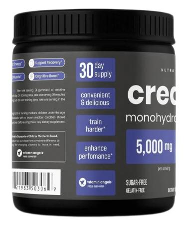 Nutra Champs Creatine monohydrate marmalade bears 5000 mg - Buy Online on GoSupps.com