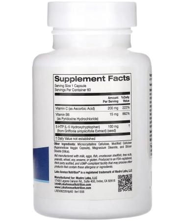 Lake Avenue 5-HTP 60 capsules - Buy Online on GoSupps.com