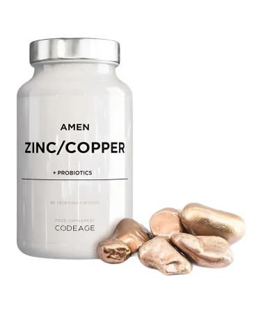 Codeage Zinc 50 mg + copper and probiotics 90 capsules