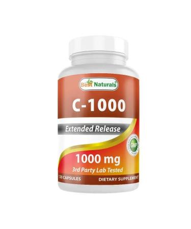 Best Naturals Vitamin C for immunity 120 capsules 1000 mg