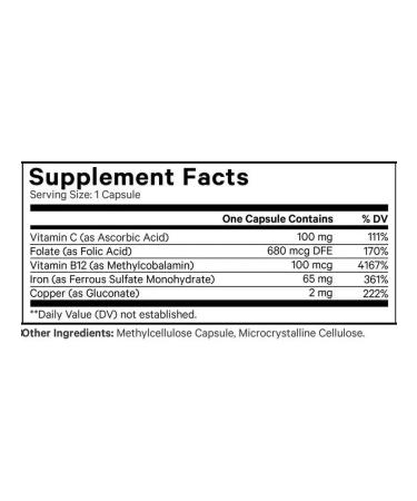 Codeage Iron 680 g 60 capsules - Buy Online on GoSupps.com