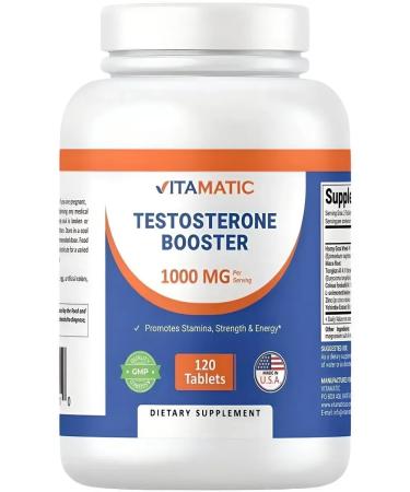 VitaMatic Testosterone booster 1000 mg 120 tablets