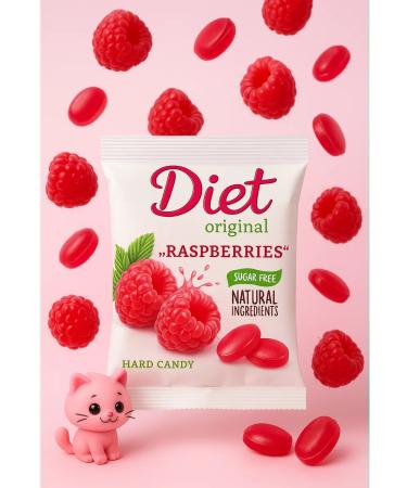 KRAMAR DIET SARTS SARTS MALINA - sweets with juice 3 pcs - Buy Online on GoSupps.com