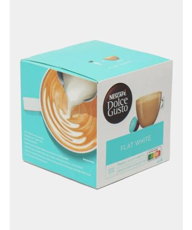 Nescafe Coffee in Dolce Gusto Flat White 16 pcs X 3 U - Buy Online on GoSupps.com