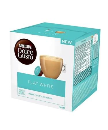 Nescafe Coffee in Dolce Gusto Flat White 16 pcs X 3 U - Buy Online on GoSupps.com