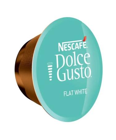 Nescafe Coffee in Dolce Gusto Flat White 16 pcs X 3 U - Buy Online on GoSupps.com
