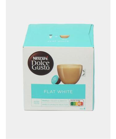 Nescafe Coffee in Dolce Gusto Flat White 16 pcs X 3 U - Buy Online on GoSupps.com