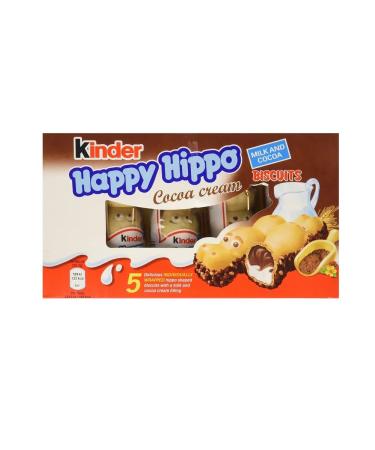 Kinder Happy Hippo Cacao Cocoa cookies 104 grams - Buy Online on GoSupps.com