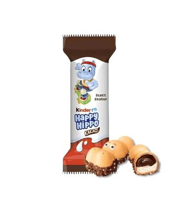 Kinder Happy Hippo Cacao Cocoa cookies 104 grams - Buy Online on GoSupps.com