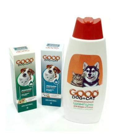 animals boutique Set. Shampoo eye and ears for dogs and cats