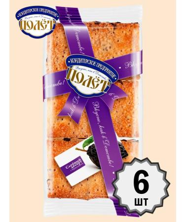 Flight Layered dessert with prunes 220g x 6pcs