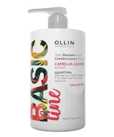 OLLIN Shampoo with camellia leaves extract 750 ml
