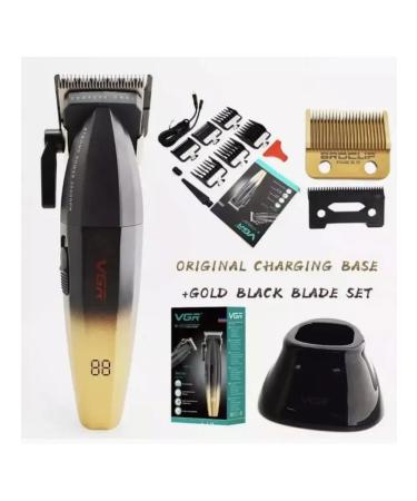 Elegant hair trimmer in gold style