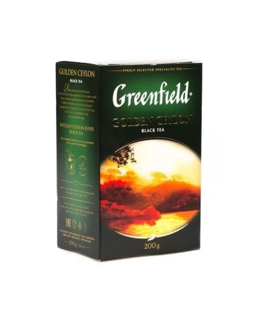 Greenfield Black tea Golden Ceylon 200g - Buy Online on GoSupps.com