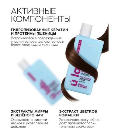 URAL LAB Restoring balm for dry hair with keratin - Buy Online on GoSupps.com