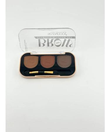 PNA Eyebrow palette with three universal shades tone 2 - Buy Online on GoSupps.com