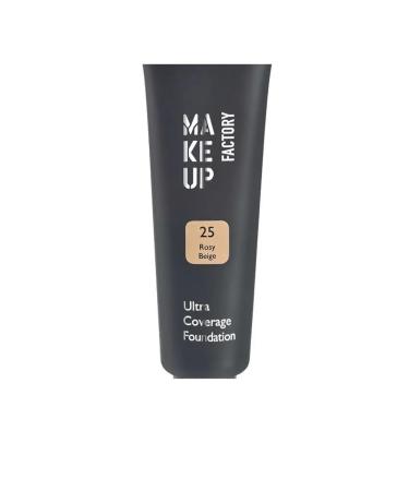 MAKE UP FACTORY Tonal cream with dense coating No. 25 Rosy Beige