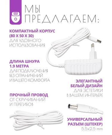 A trifle Charging 12V - 0.4A for epilators Rowenta Braun Philips - Buy Online on GoSupps.com