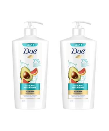 Dav Moisturizing shampoo with hyaluronic acid 2 pcs 630 ml