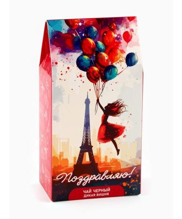 BodrOFF Black tea "Paris and Girl" for March 8 - Buy Online on GoSupps.com