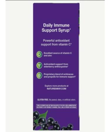 Nature's Way Alive! Nature's Way Sambucus Immune Buzin Echinacea 120 ml - Buy Online on GoSupps.com
