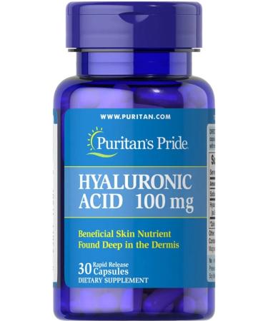 Puritan's Pride Hyaluronic acid Hyaluronic Acid 100 Mg 30 capsules - Buy Online on GoSupps.com