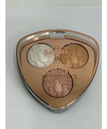 sansaf Palette Highlighter No. 3 3 Shades - Buy Online on GoSupps.com