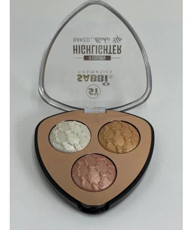 sansaf Palette Highlighter No. 3 3 Shades - Buy Online on GoSupps.com
