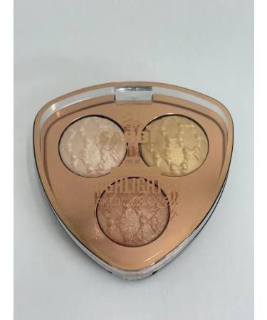 sansaf Palette Highlighter No. 2 3 Shades - Buy Online on GoSupps.com
