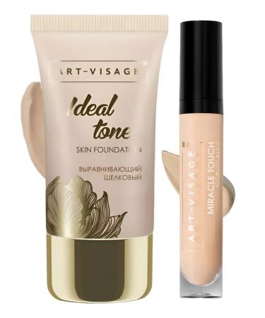 ArtVisage Tonal cream 101+Concealer reflective 101