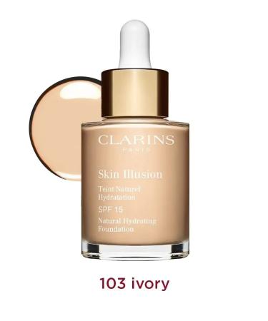 Clarins tone 103n moisturizing the tonal cream Skin Illusion SPF 15