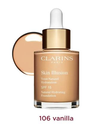 Clarins tone 106n moisturizing the tonal cream Skin Illusion SPF 15