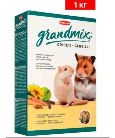 PADOVAN Padanan Grandmix Criceti Gerbilli d hamsters mice 1 kg - Buy Online on GoSupps.com
