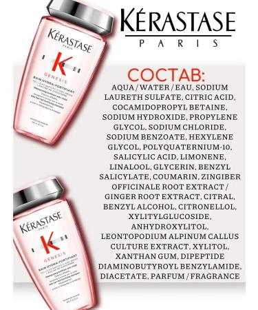 Kerastase Krasastas Genesis Hydra-Fortifant Shampoo 250 ml - Buy Online on GoSupps.com