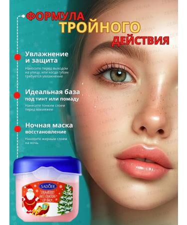 prozebina New Year's cosmetic set of lip balm 4 in 1 - Buy Online on GoSupps.com