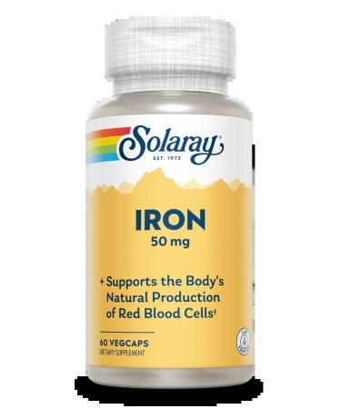 Solaray IRON 50MG 60 capsules
