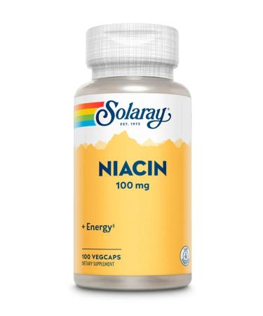 Solaray Niacin 100mg 100 capsules